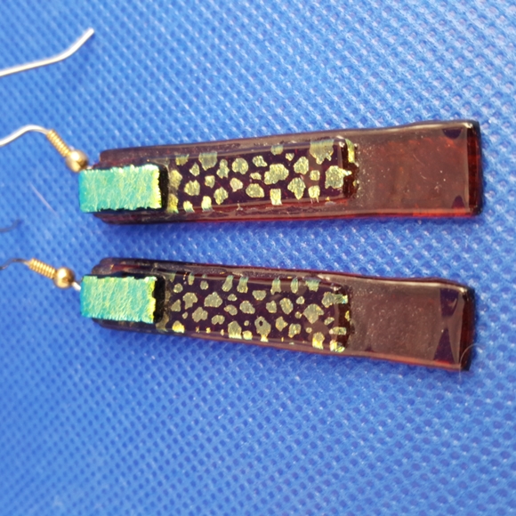 Stained Glass Earrings - Picture 4 of 4